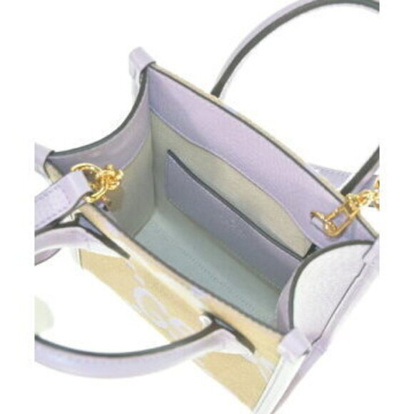 Gucci Jumbo GG Tote Bag Beige Purple All Over - Picture 4 of 6